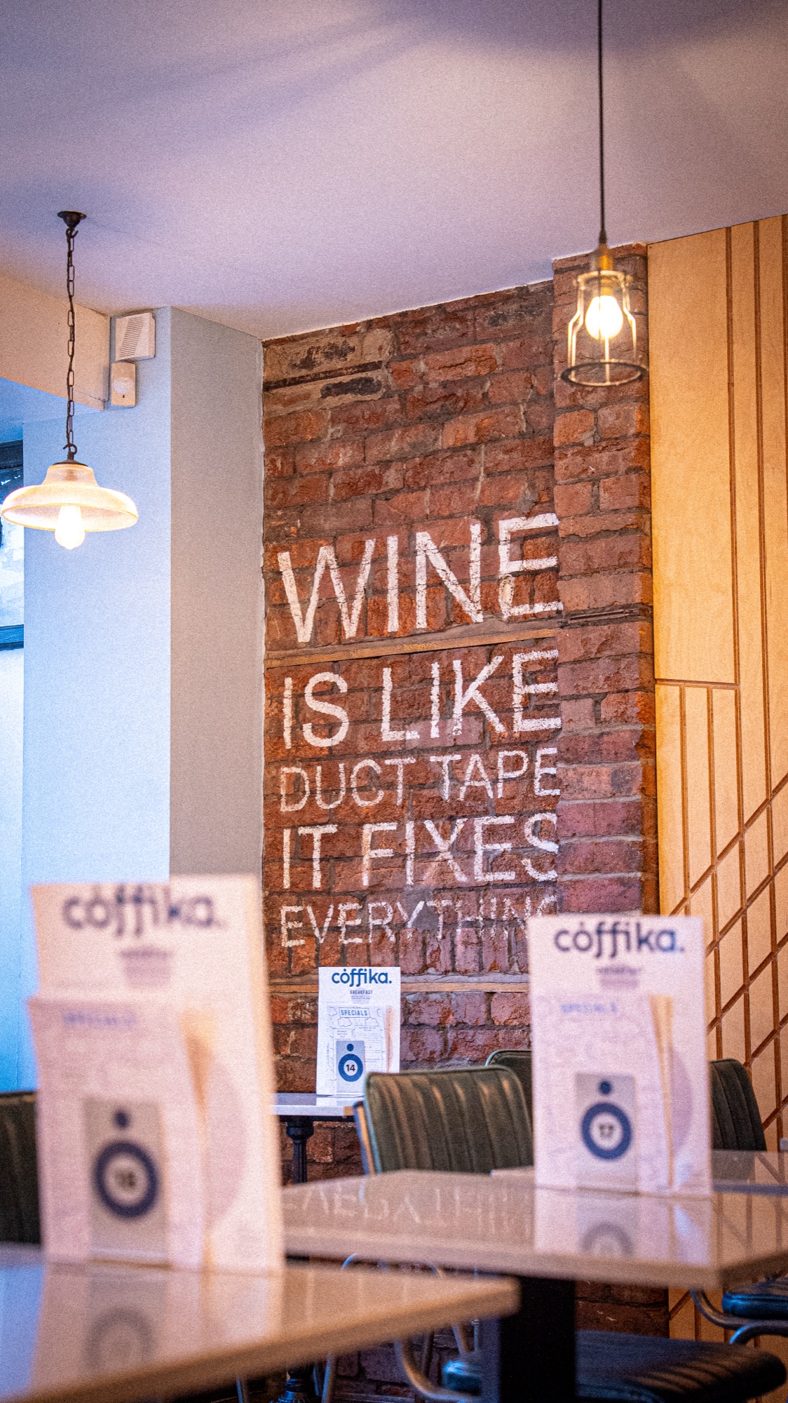 Inside Coffika, Ecclesall Road
